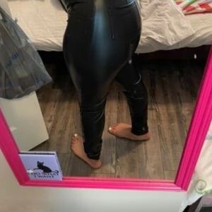Latex vinyl pants